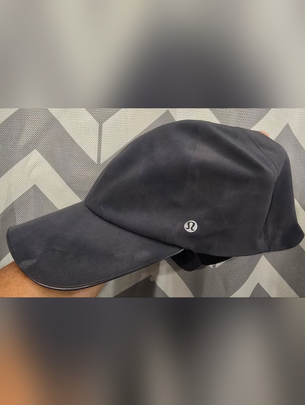 Lululemon Fast And Free Run Hat Pony, Charcoal Grey
